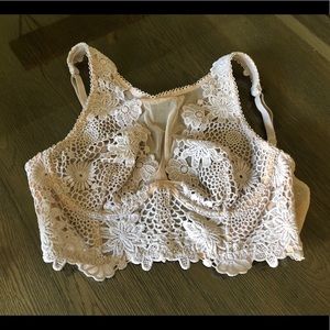 Victoria’s Secret lace corset in beige size 34B